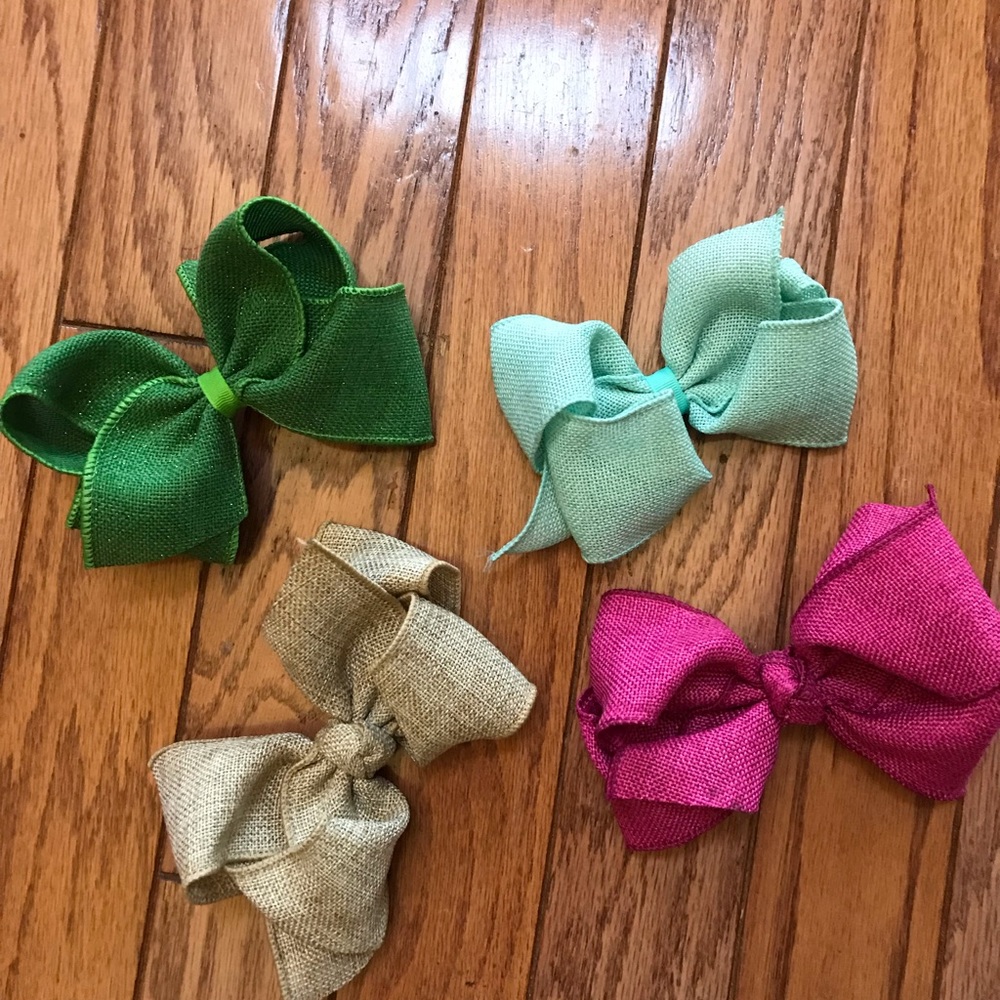 Burlap bows